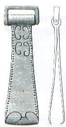 Pinzeta z hrobu Vendel I.